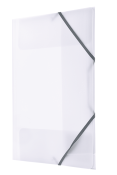 Teczka pp z gumką narożną A4 transparentna