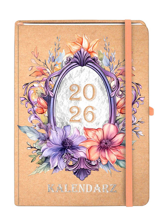 Kalendarz 2026 Kraft A5 TNS Lustro