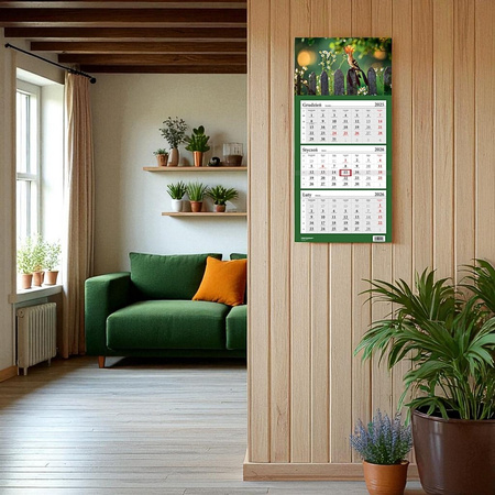 Kalendarz 2026 Trójdzielny Ptak Dudek