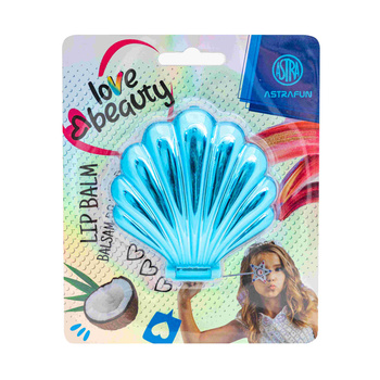Balsam do ust Astrafun Shell XL 4 kolory + pędzelek