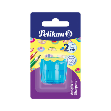 Temperówka podwójna z pojemnikiem 1 szt. mix Pelikan