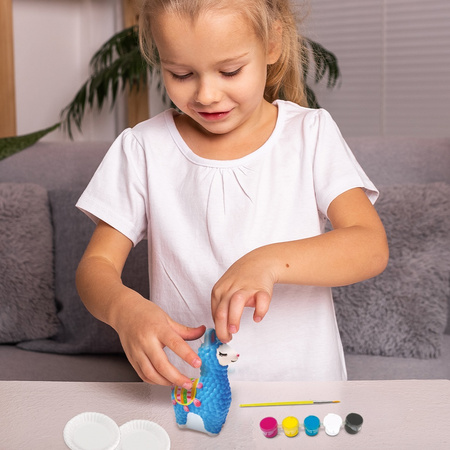 Zestaw kreatywny Strigo pokoloruj swoją figurkę Alpaka