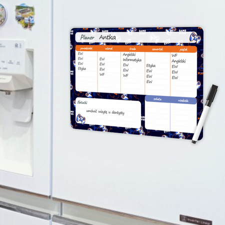 Zestaw szkolny z nadrukiem gamepad