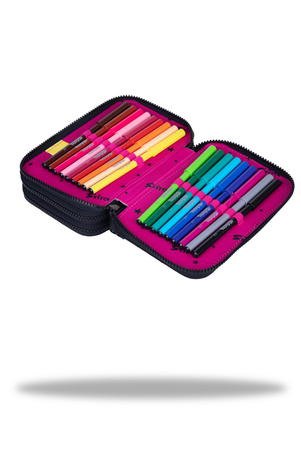 Piórnik potrójny z wyposażeniem Disney Gold  Stitch Jumper 3