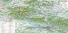 Gorce i Pieniny mapa panoramiczna turystyczna 1:52 000 laminat 2024