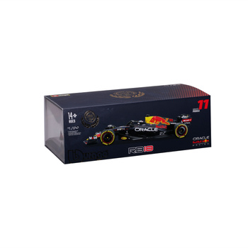 BBURAGO FORMULA F1 ORACLE RED BULL RACING RB18 WITH HELMET SERGIO PEREZ 1:24