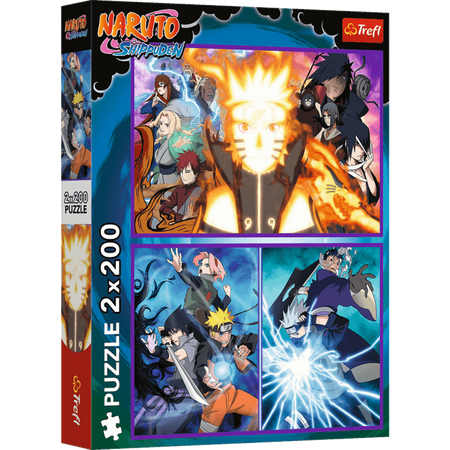 Puzzle 2x200 Ninja z Wioski Ukrytego Liścia 13333