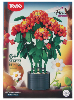 Klocki konstrukcyjne Kwiaty 1814 elementów