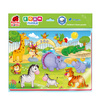 Puzzle A4 piankowe Śmieszne obrazki ZOO RK6020-06