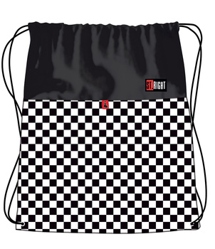 Worek na obuwie SO1 K-Pop Chain kratka czarna