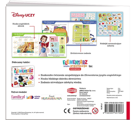 Disney uczy Elementarz języka angielskiego Ćwiczenia UEC-9301