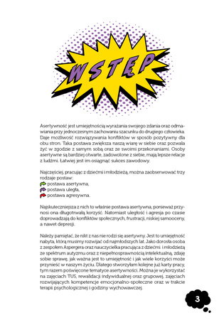 Uczę się asertywności karty pracy doskonalące umiejętność odmawiania i wyrażania własnego zdania dla dzieci i młodzieży w wieku 9−16 lat w tym uczniów ze spektrum autyzmu