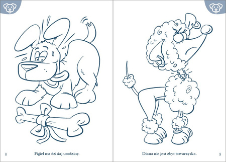 Moja kolorowanka Pieski