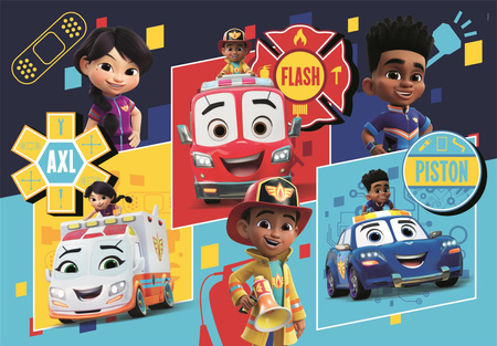 Puzzle 24 maxi super kolor Disney firebud 24244