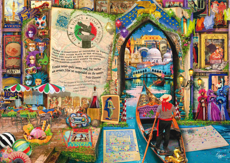 Puzzle 1000 PQ Aimee Stewart Wspomnienia z Wenecji 113650