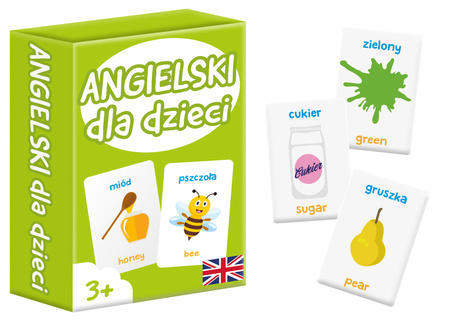 Gra Angielski dla Dzieci mini zielone 3+