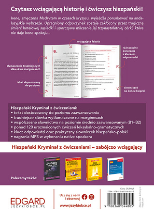 Cisza /Silencio. Hiszpański. Kryminał z ćwiczeniami wyd. 2