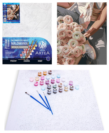 Malowanie po numerach Astra Artea Rożany Bukiet