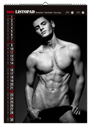 Kalendarz 2026 ścienny Men A2 V3
