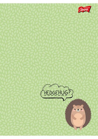 Paczka Zeszyt A5 16k kratka woodland animals pakiet 15 sztuk