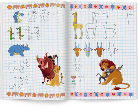 Disney uczy Mix Rysujemy po kratkach UKR-9302