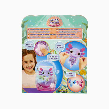 Animagic Let's Glo Axolotl Bubble Reef