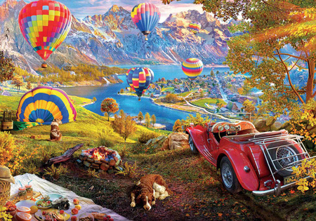 Puzzle 3000 Start Balonów 112810