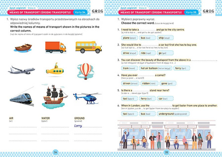Język angielski. Karty pracy w szkole i w domu. Klasa 6