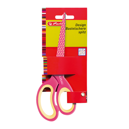 Nożyczki Herlitz szpiczaste 17cm 1szt.mix