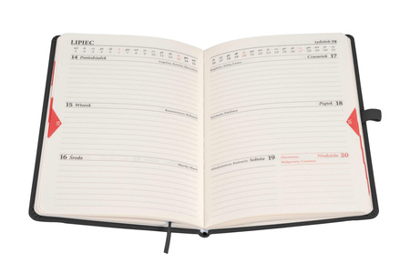 Kalendarz 2026 Memofix B6 TDW czarny