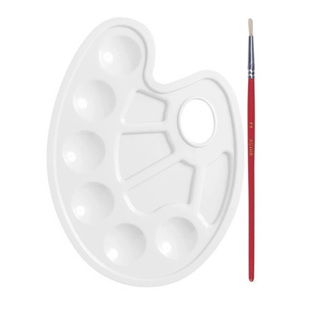 Paletka do mieszania farb pędzelkiem Astra