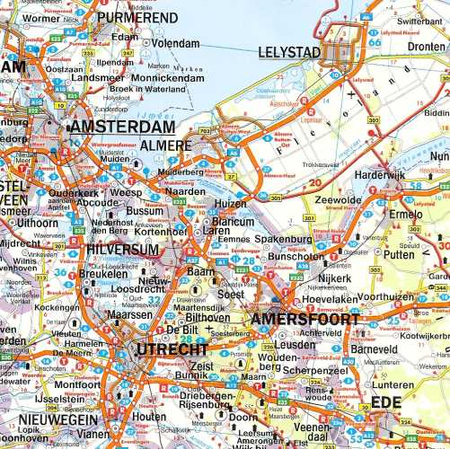 Belgia holandia luksemburg mapa 1:500 000