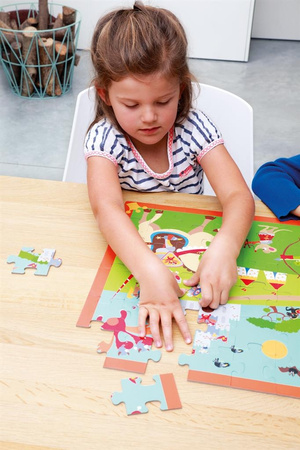 Puzzle Rycerz 60 elementów Scratch