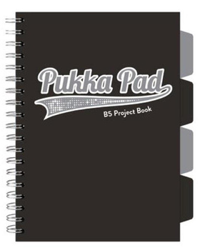 Kołozeszyt Pukka Pad B5 Project Book Black & Grey czarny