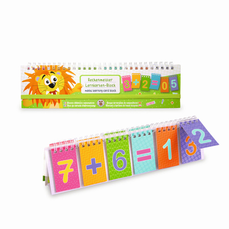 Bloczek z kartami do nauki liczenia