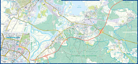 Szczecin plan miasta 1:22 000 laminat 2023