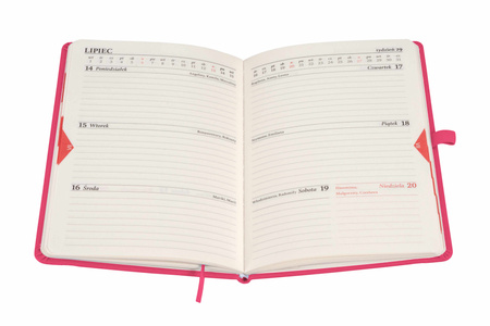 Kalendarz 2026 Memofix B6 TDW różowy