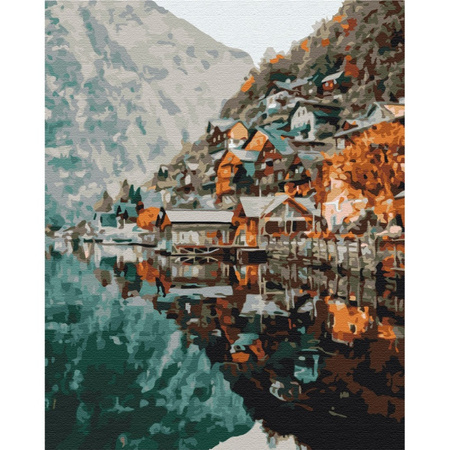 Malowanie po numerach BRUSHME 40x50cm Widok na Gelstatt