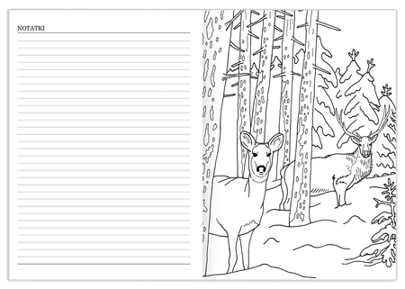 Planer 2026 miesięczny kolorowanka