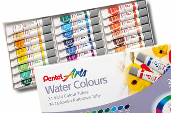 Farby akwarelowe 24 kolory WFRS-24