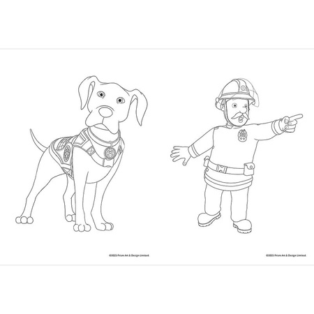 Strażak Sam. Kolorowanka. Malbuch. Colouring book. Fireman Sam