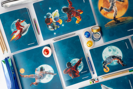 Paczka Zeszyt A5 Cosmo 60k kratka 9 szt.