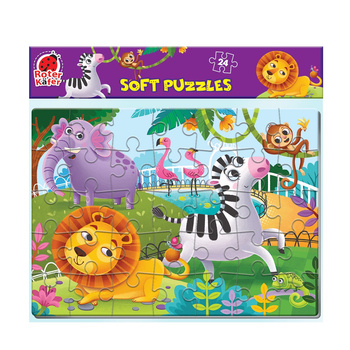 Puzzle piankowe Zwierzęta w ZOO RK6040-02