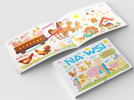 Na wsi. Książka z puzzlami