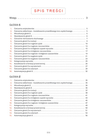 Ćwiczenia wprowadzające i utrwalające głoski S, Z, C, DZ