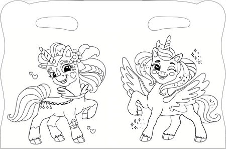 Barwne jednorożce. Moje Jednorożce. Superkolory