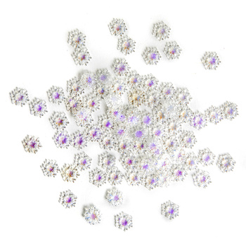 Konfetti Śnieżynki opalizujące 9mm 80szt.