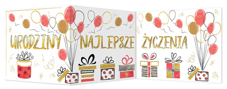 Karnet B6 składany Prezenty