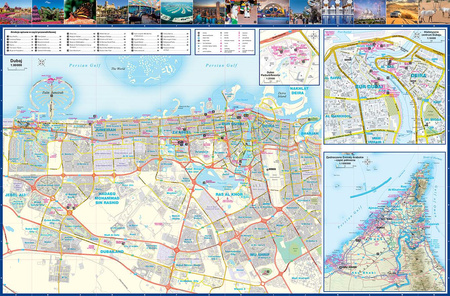 Dubaj i Abu Zabi map&guide PL laminat 2023