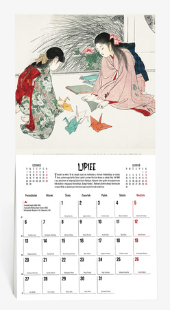 Kalendarz 2026 ścienny Japoński